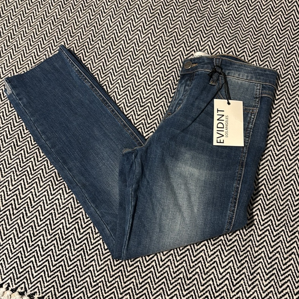 Anthropologie | EVIDNT Florence Straight Leg Jeans | Sz 26 - Picture 7 of 8